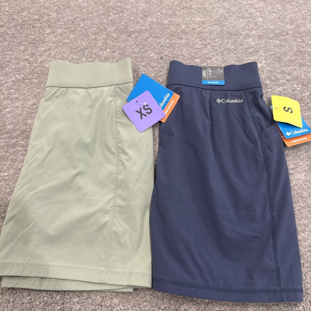 Columbia Womens Skort bundle of 2 XS/S Omni-Shade UPF 50 Hiking Golf NWT lot-2